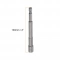 Uxcell Quick-change Nut Driver Bit 1 4 Hex Shank Magnetic Setter Drill Bits Length Sae Sizes