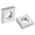10pcs M3x6mmx2mm Square Nuts Carbon Steel Zinc Plated Coarse Thread Fasteners For Home Repairs And Professional Engineering 