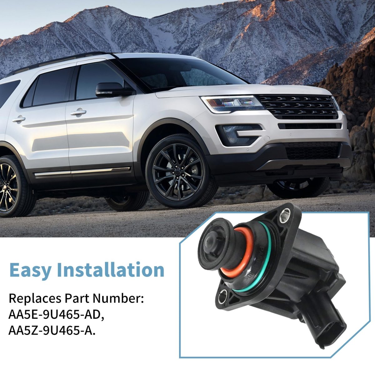 Hoypeyfiy Aa5e-9u465-ad Solenoid Valve Turbo Turbocharger Intercooler Pressure Replacement Ford Expedition For Lincoln