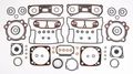 James Gasket Top End Kit With 0 045 In Head Gaskets For Ss Billet Rock One Size 