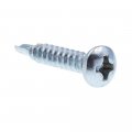 Prime-line Sheet Metal Screw Self-drilling Pan Head Phillips 6 X 3 4 In Zinc Plated Steel Pack Of 100 