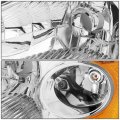 Ho2502116 Oe Style Driver Left Side Chrome Housing Headlight Lamp Compatible With Honda Civic 01-03