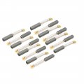 15pcs Carbon Brushes For Electric Motor 20mmx5mmx5mm Power Tool Hand Drill Blower Blender Replacement Repair Part 