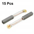 15pcs Carbon Brushes For Electric Motor 20mmx5mmx5mm Power Tool Hand Drill Blower Blender Replacement Repair Part