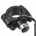 7 8 Motorcycle Handlebar Control Horn Start Switch Button With Connectors Aluminum Alloy Black