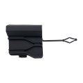 Rear Tow Hook Cover For Mini Cooper 2022 2023 2024 Hatchback Convertible Textured Black Plastic Fits S Model Replaces Mc1129105 