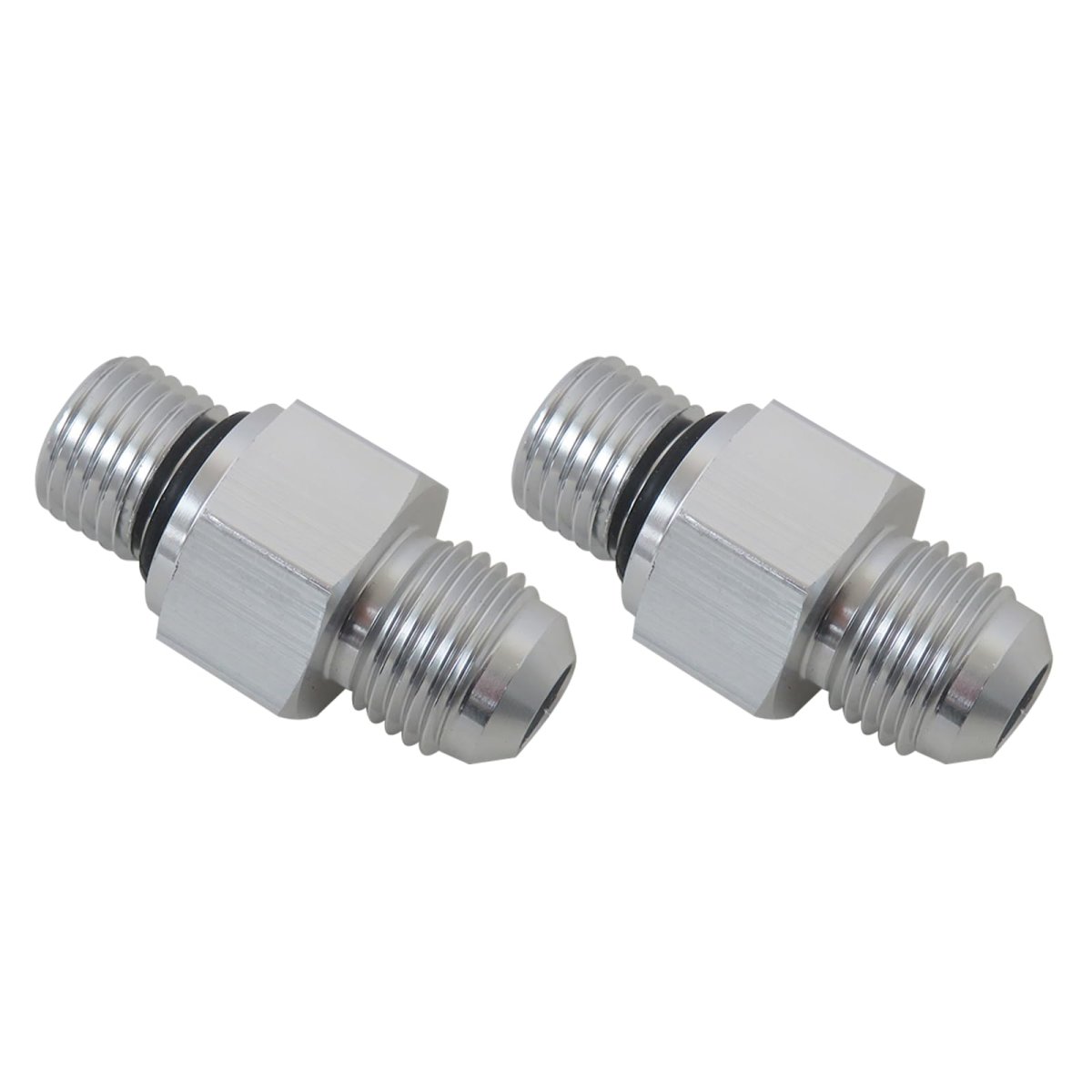 6an Male Flare To 1 4 In Npsm Transmission Line Fittings Adapters Aluminum For Th350 Th400 4l60e 700r4 200-4r Tr6060 Aod 4r100