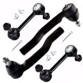 4 Piece Tie Rod End And Sway Bar Link Kit For Ford Edge Lincoln Mkx 2007 2010 Fwd Es800473 Es800474 K750159 