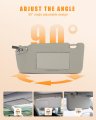 Ocpty Sun Visor Fit For 2005 2006 2007 2008 2009 Subaru Outback Legacy With Sunroof Gray Left Driver Side