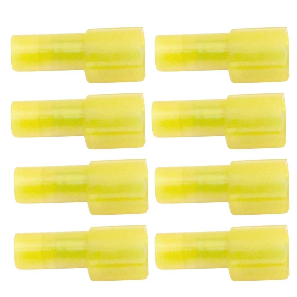 Wire Terminals Nylon Yellow 12-10 Ga Gauge 1 4 Inches Width Size