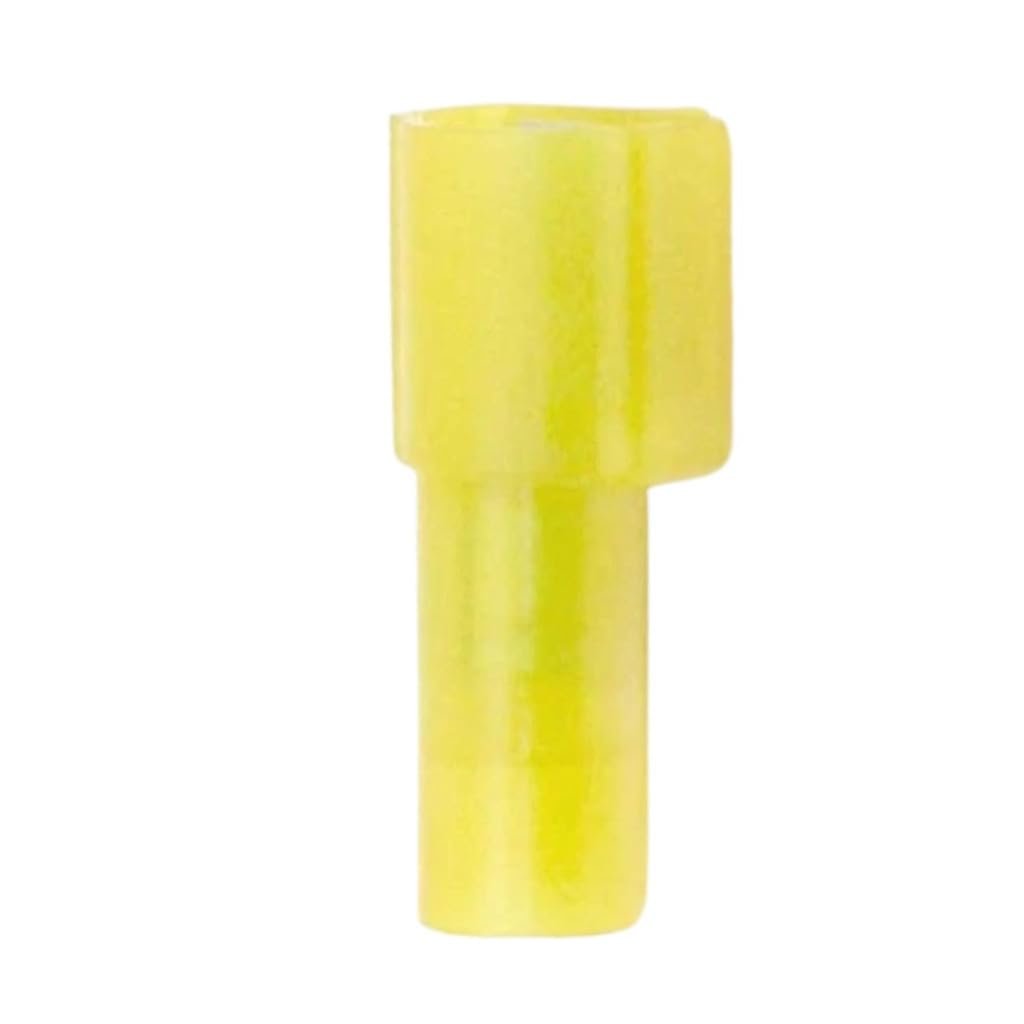 Wire Terminals Nylon Yellow 12-10 Ga Gauge 1 4 Inches Width Size