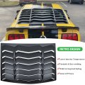 Bonbo Rear Side Window Louver Fits For Ford Mustang 2005-2014 In Gt Lambo Style Custom Fit Windshield Sun Shade Cover Abs Matte