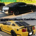 Bonbo Rear Side Window Louver Fits For Ford Mustang 2005-2014 In Gt Lambo Style Custom Fit Windshield Sun Shade Cover Abs Matte