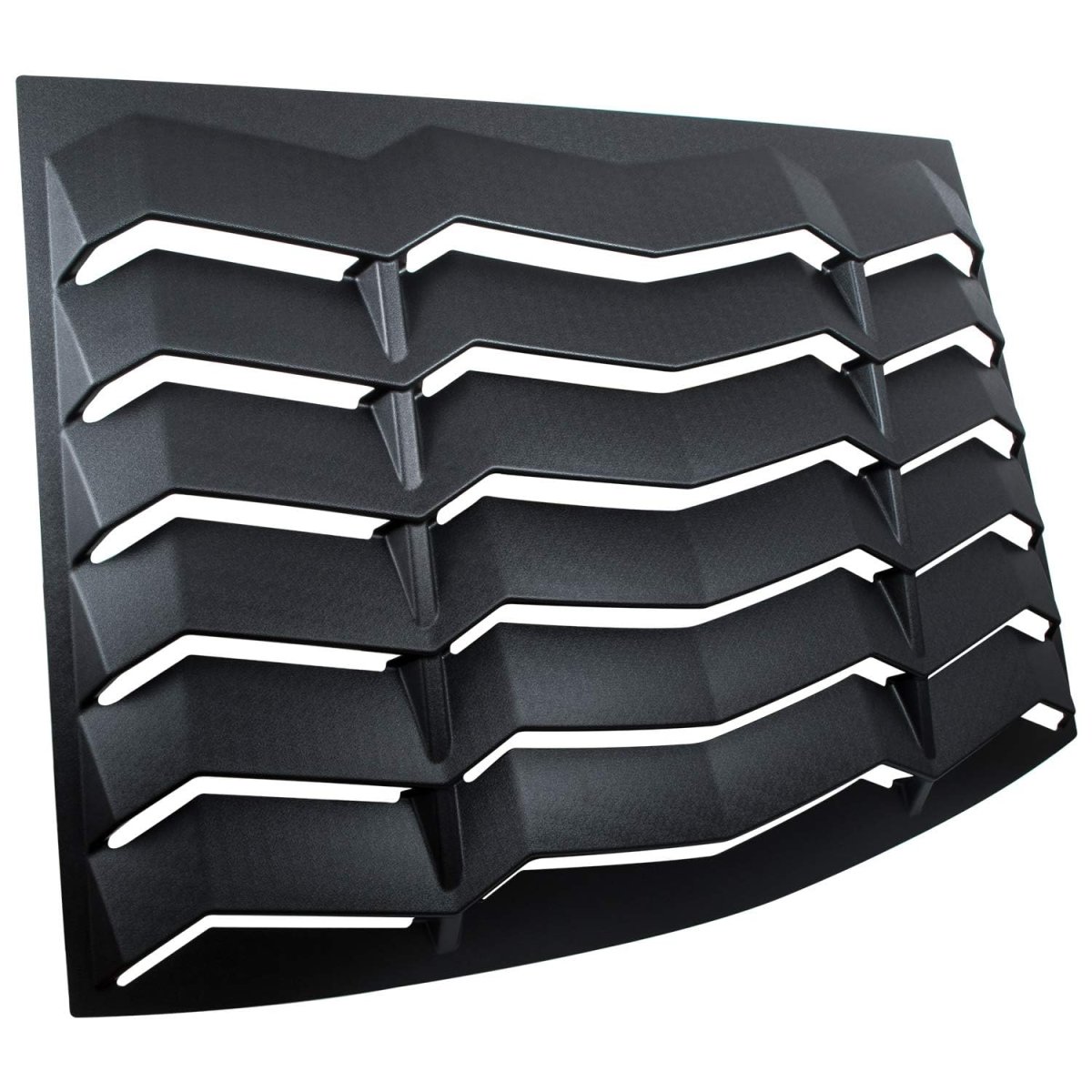 Bonbo Rear Side Window Louver Fits For Ford Mustang 2005-2014 In Gt Lambo Style Custom Fit Windshield Sun Shade Cover Abs Matte