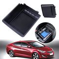 Beler Center Console Armrest Storage Box Tray Pallet Container Fit For Hyundai Elantra 2011-2015