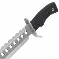 Armory Replicas Sporting Sawback 17 Knife With Dual Grit Sharpening Stone 