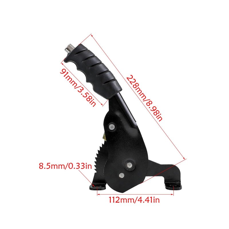 Tdpro Rear Brake Cable And Hand Lever For Atv Quad Go Kart Trike Buggy 4-wheeler