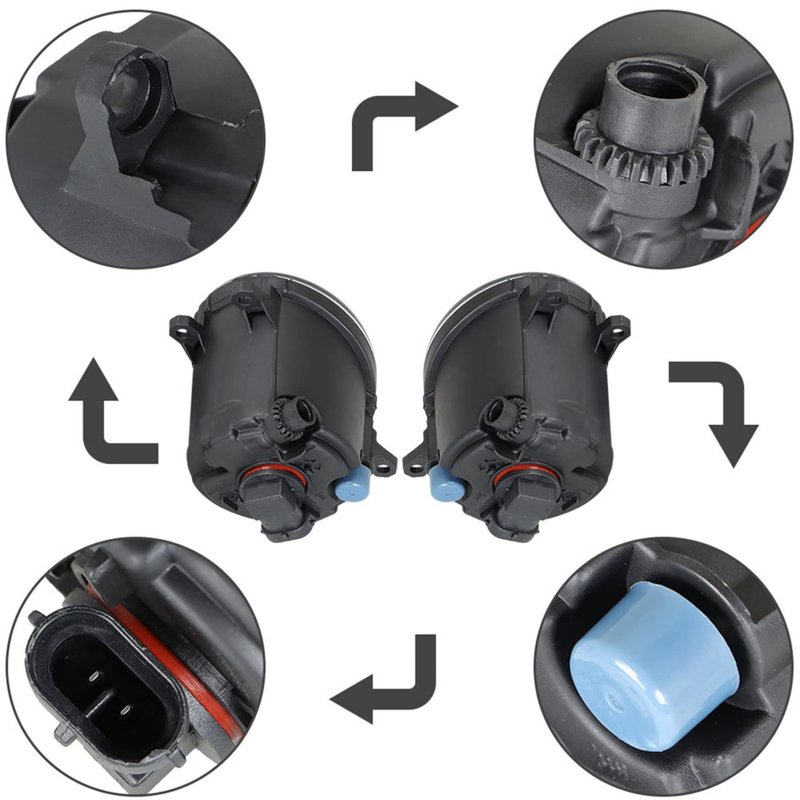 Fog Lights Replacement For 2015 2017 Toyota Yaris Hatchback Driving Light Assembly With H11 Halogen Bulbs Switch And Wiring Kit