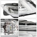 Left Fog Light Replacement For Fusion 2017 2018 And Explorer 2019 Clear Lens Chrome Housing Fits Hs73-15a254-db Hs73-15a255-db