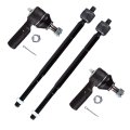 4pc Front Inner And Outer Tie Rod End Ev301 Es3306 For Toyota Avalon 1995 2004 Camry 1992 2001 Lexus Es300 Sienna Solara 
