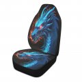 Yettasbin Dragon Front Car Seat Cover Non-slip Stain Water Resistant Breathable Protector Universal Fits Suv Auto Cars Truck 1