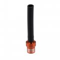 X Autohaux 6pcs Universal Gas Fuel Tank Cap Cover Air Vent Hose Tube Breather One Way Valve For Atv Dirt Bike Motorbike Orange