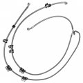 Caltric Front Flexible Hose Compatible With Can-am Maverick X3 Max Rr 2020 2021 2022 2023