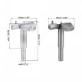 Uxcell Forstner Wood Boring Drill Bits 50mm 53mm Dia Hole Saw Carbide Alloy Steel Tip Round Shank Cutting For Hinge Plywood