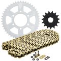 Niche Drive Sprocket Chain Combo For Kawasaki Vulcan S Front 15 Rear 46 Tooth 520v-x X-ring 120 Links 