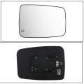 559 Factory Style Driver Left Side Mirror Power Adjust Heated Glass Compatible With Dodge Ram 1500 09-22 Silver Reflective