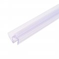 Uxcell Frameless Glass Shower Door Sweep Bottom Side Seal Strip With 1 4-inch Drip Rail 15 32-inch X 39 37-inch Length
