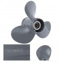 Qiilu Outboard Propeller Aluminum Prop 13 Spline Tooth 3-blade 58130-zv5-000za 11 1 4 X 13 Fit For Honda 35-60hp