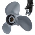 Qiilu Outboard Propeller Aluminum Prop 13 Spline Tooth 3-blade 58130-zv5-000za 11 1 4 X 13 Fit For Honda 35-60hp