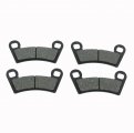 Front Rear Semi-metallic Brake Pads For Polaris General Xp 1000 Hunter 2021 2022