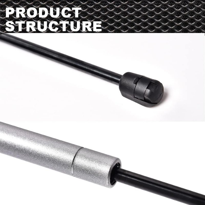 Silver Rear Window Glass Gas Hood Struts 2pcs For 2002-2008 Gmc Envoy Trailblazer Shock Lift Supports
