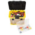 Stalwart 75-sto3182 Parts Crafts Rack Style Tool Box With 4 Organizers Yellow