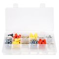 Stalwart 75-sto3182 Parts Crafts Rack Style Tool Box With 4 Organizers Yellow