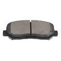Brake Pad Set 8pcs Front Semi Metal And Rear Ceramic For Dodge Dart 2013 To016 1 4l 2 0l 2 D1640 D1647 
