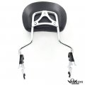Httmt- Chrome Backrest Sissy Bar Pad Docking Compatible With 97-08 Touring Road King Screamin Eagle P N Tghd-dh003 501-005 T