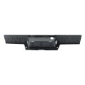 Black Rear Bumper Plastic Setp Pad Replacement For F250 F350 F450 17-22 With Parking Aid Sensor Radar Hole 
