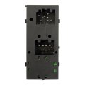 Power Window Switch Front Driver Side For Ford Grand Marquis 2003 2004 Black Plastic Housing Illuminated 