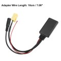 1 Set Car Bluetooth Wireless Adapter Audio Radio Music Interface Aux Cable With Microphone For Alfa Romeo 159 2015 Fiat 500