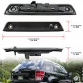 Nslumo Led Third Brake Light For 2005-2010 J-eep Grand Cherokee Wk 3rd Center High Mount Stop Lamp Replacement Smoked Lens Red