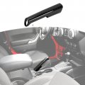 Handbrake Cover Trim Carbon Fiber For Jeep Wrangler Jk Jku 2011 2017 Black Grain Interior Parking Brake Accessories 