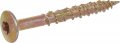 Power Pro Premium One Multi-material Wafer Head Screws Yellow Zinc Plated Steel Fasten In Wood Metal Concrete Drywall And 