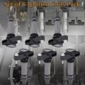 Set Of 6 Ignition Coil Pack For Cadillac Srx Sts Xts Cts Gmc Acadia Buick Enclave Chevy Traverse Camaro V6 2007 2008 2010 2011