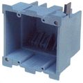 Carlon Bh234r Outlet Box Old Work 2 Gang 3-7 8-inch Length By 2-3 Width 3-5 Depth Blue 