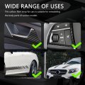 30ft X 2in Carbon Fiber Wrap Pinstriping Tape For Cars Water Resistant Decorative Automotive Vehicle Body Components And Trucks
