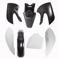 Labwork Motorcycle Abs Plastic Fairing Set Fender Kit Replacement For Kawasaki Klx110 Drz110 Kx65 Suzuki Rm65 Black White