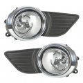 Wflnhb Driving Fog Lamps Replacement For 2011-2017 Toyota Sienna Black Bezel Pair Driver And Passenger Side Light Kits